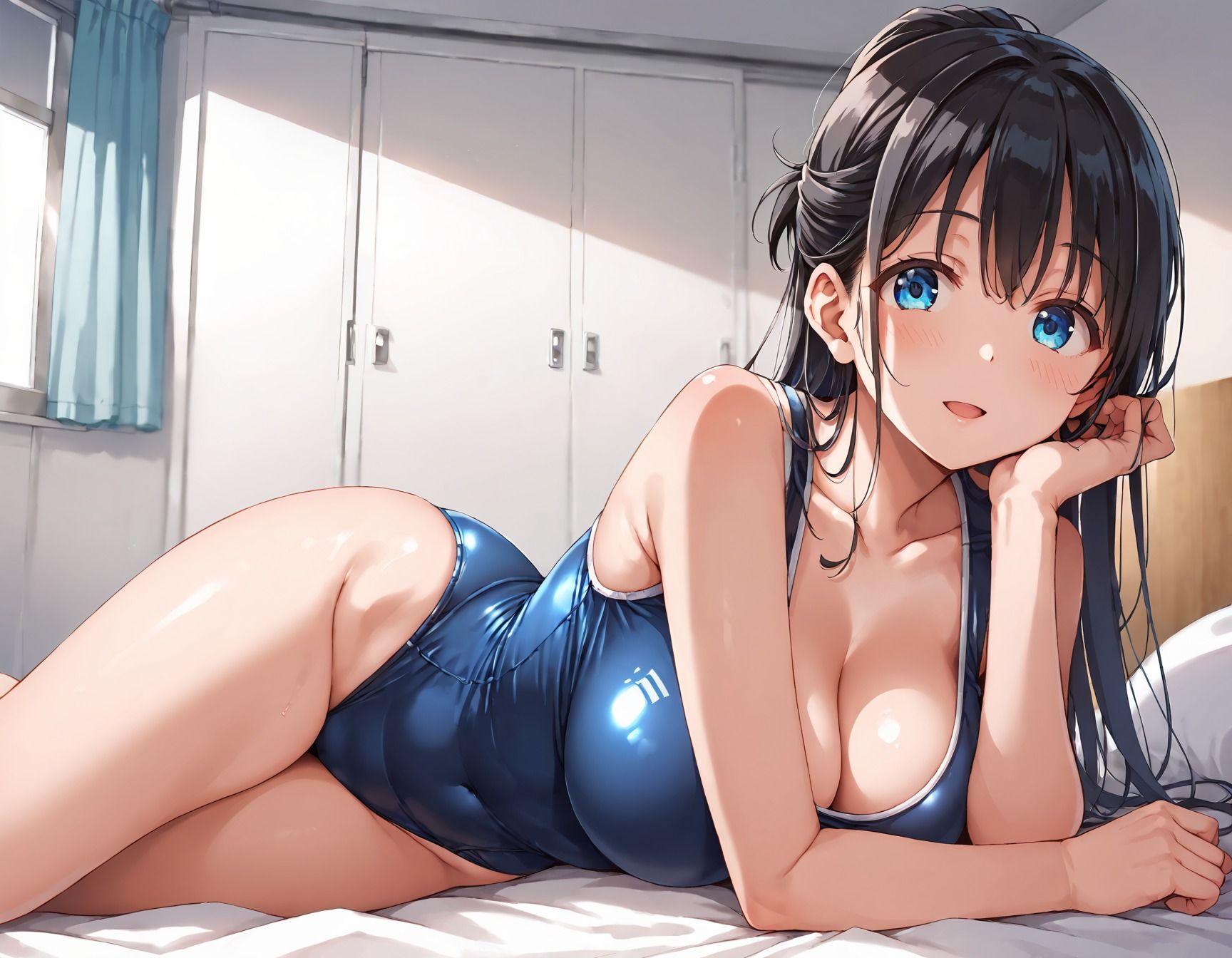 サンプル画像1:淫乱学園〜スク水女子校生と快楽に溺れるまで種付プレス(ぷるぷるプリン) [d_595607]