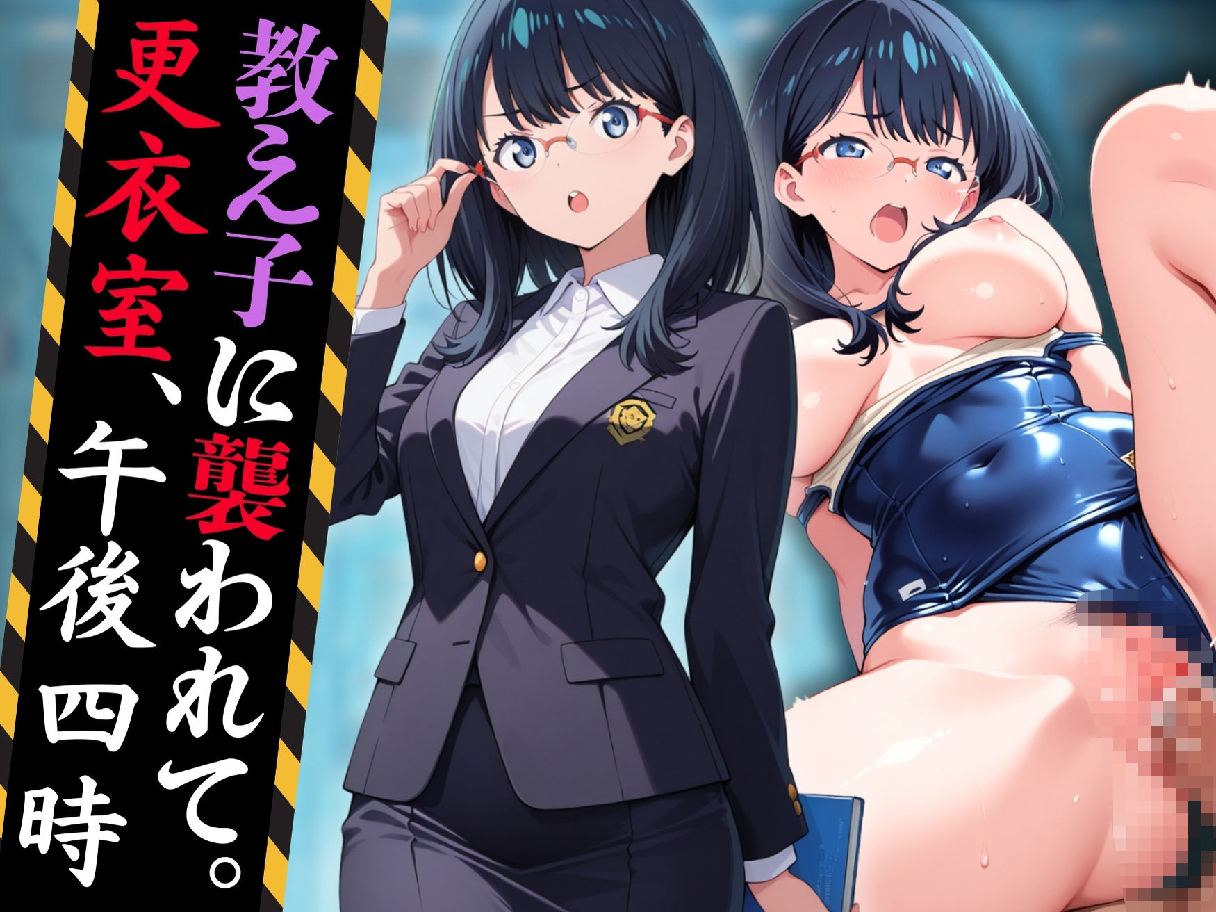 サンプル画像1:教え子に襲われて。――更衣室、午後四時(りんりんあーと@いらすと) [d_595635]