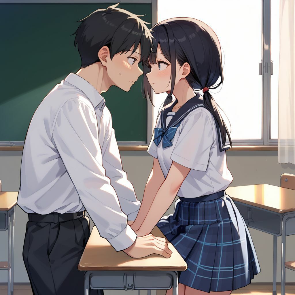 サンプル画像3:幼馴染に放課後〜土下座でお願いしてみた〜(ドストライク！) [d_595664]