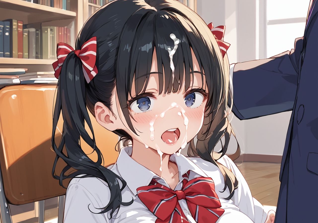 サンプル画像6:ぶっかけ学園 〜進学校女子の顔面偏差値にぶっかけまくり！〜(生ハメ帝国) [d_595744]