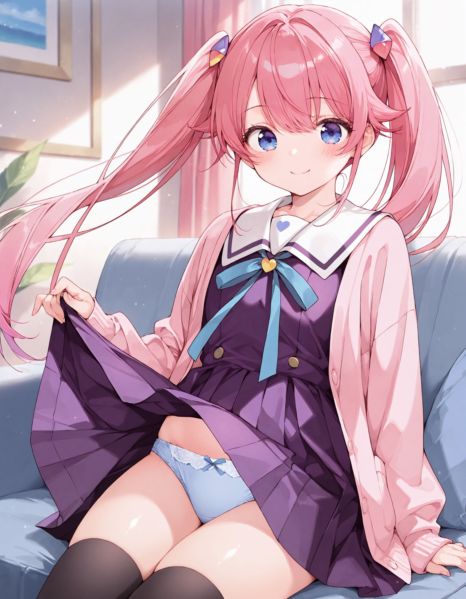 紫〇寺謳華のパンチラ〜制服編〜 画像2