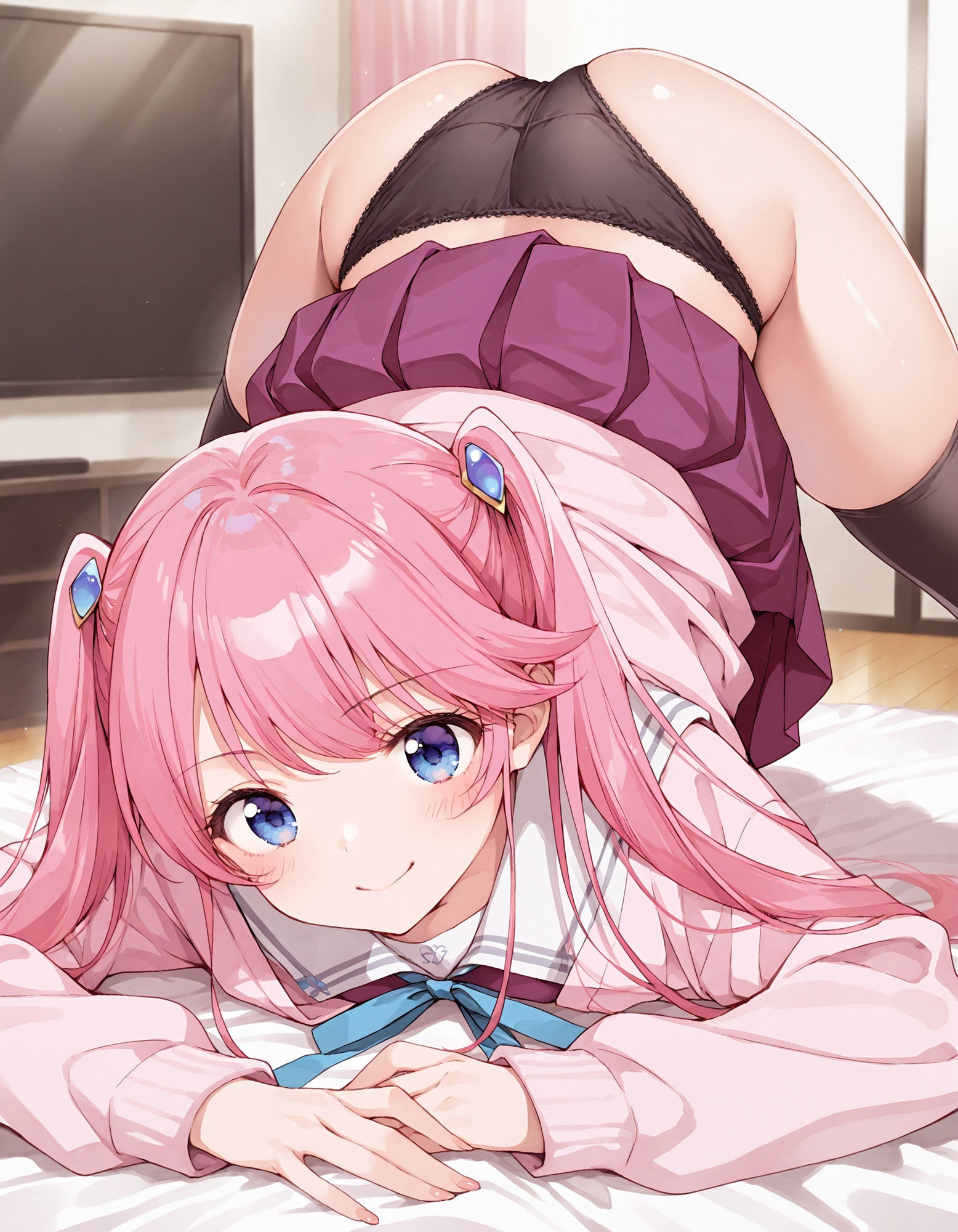紫〇寺謳華のパンチラ〜制服編〜 画像3