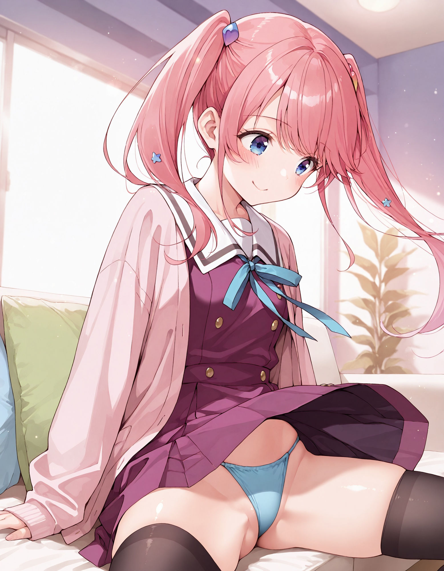 紫〇寺謳華のパンチラ〜制服編〜 画像8