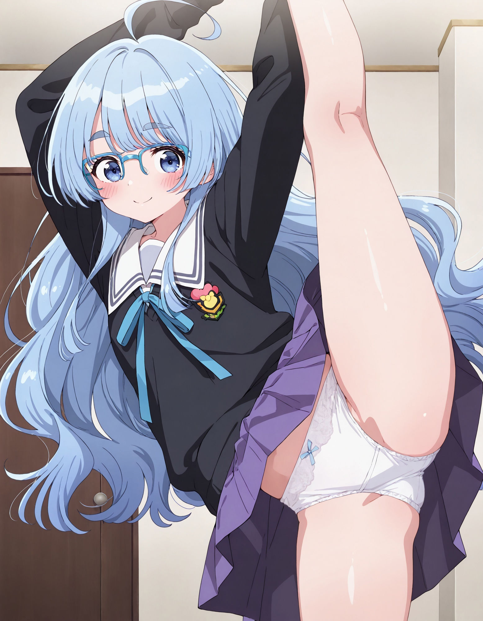 紫〇寺清葉のパンチラ〜制服編〜 画像7