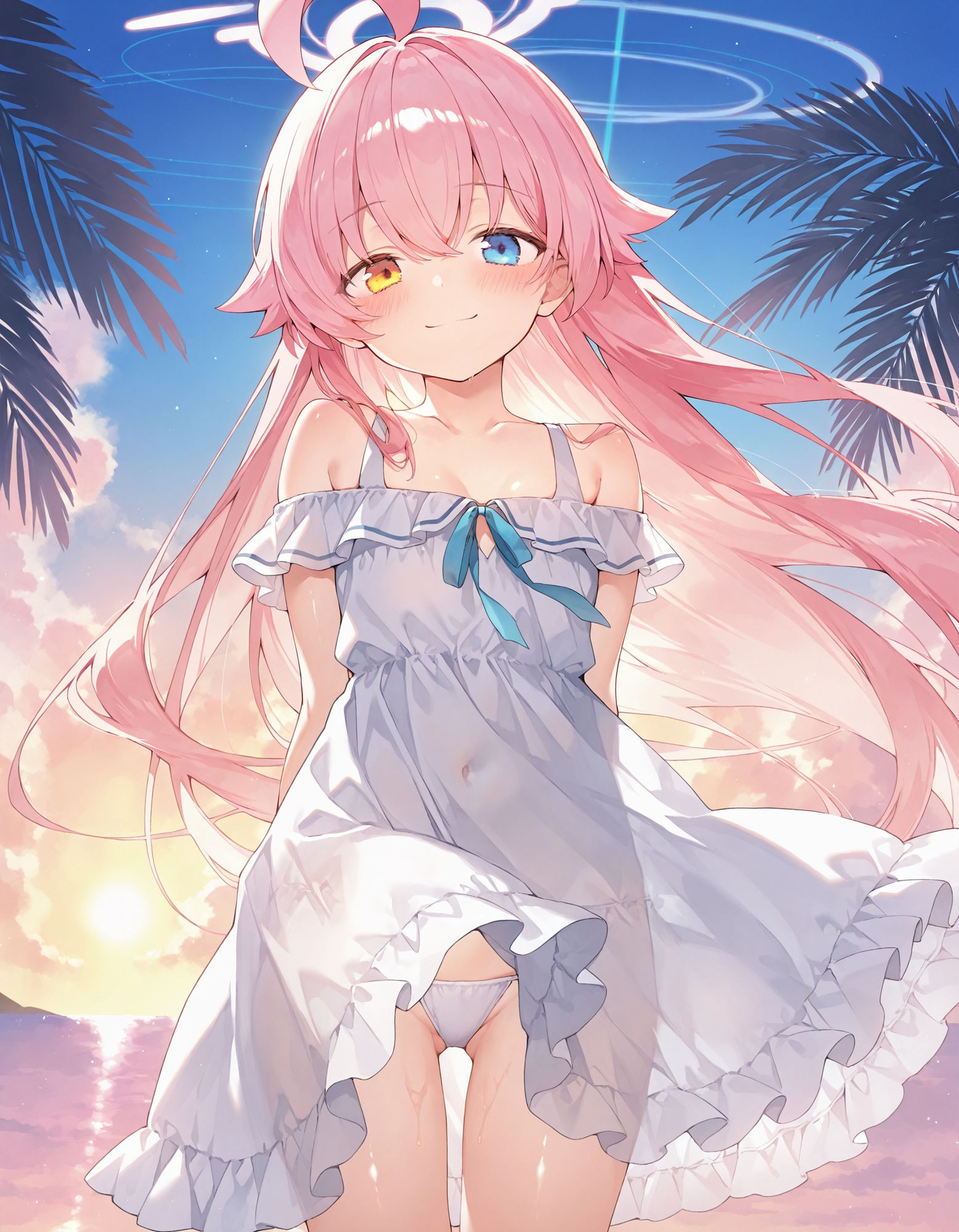 サンプル画像1:小〇遊ホシノのパンチラ〜ワンピース編〜(D.P.H.) [d_595778]