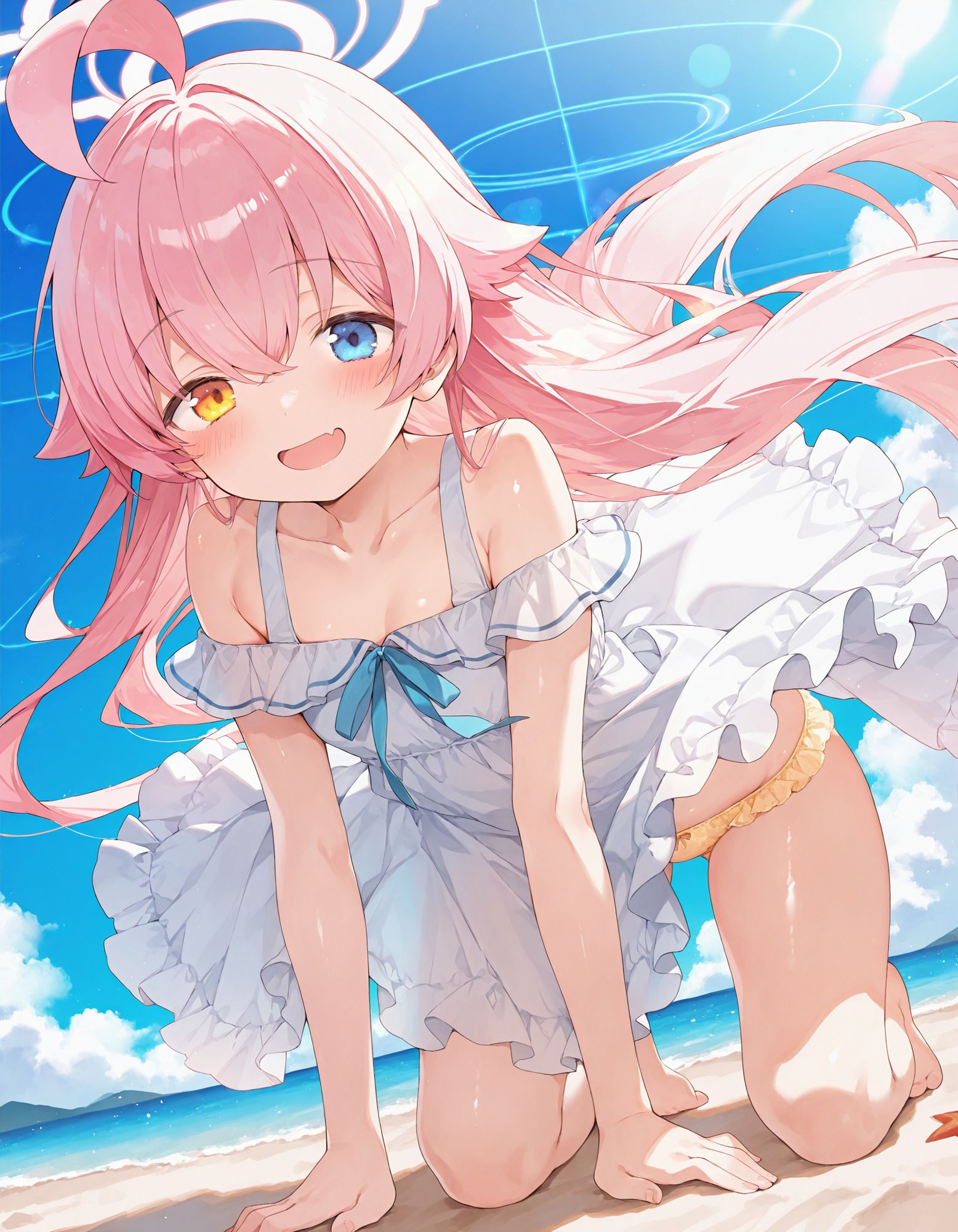 サンプル画像2:小〇遊ホシノのパンチラ〜ワンピース編〜(D.P.H.) [d_595778]