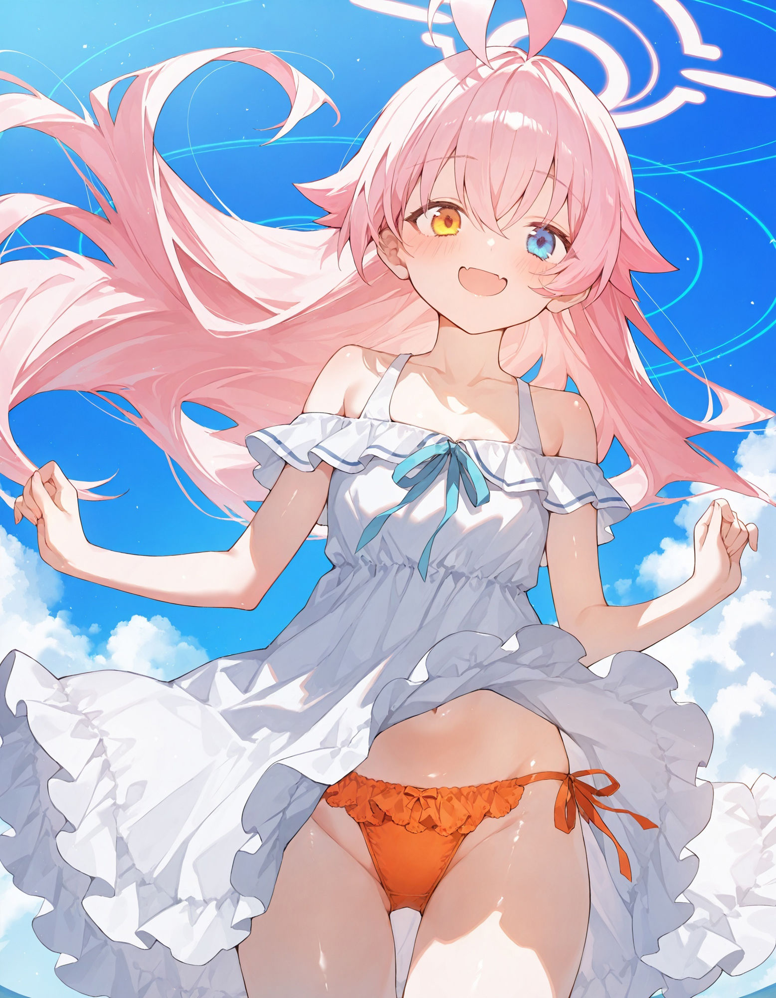 サンプル画像4:小〇遊ホシノのパンチラ〜ワンピース編〜(D.P.H.) [d_595778]