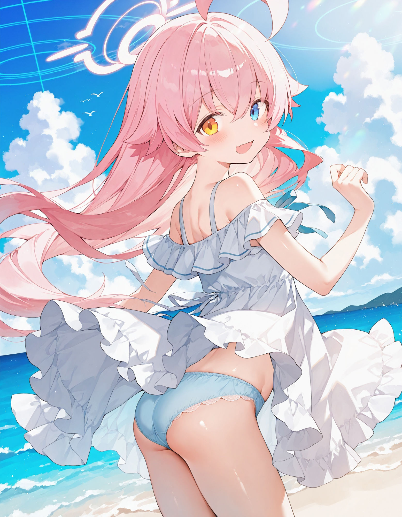 サンプル画像5:小〇遊ホシノのパンチラ〜ワンピース編〜(D.P.H.) [d_595778]