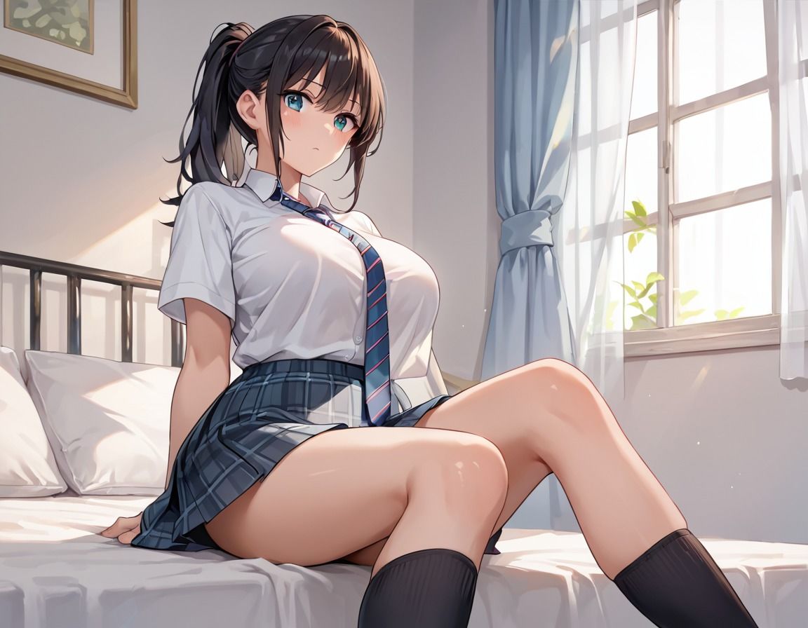 サンプル画像3:巨乳制服女子〜青春の放課後(ょう 出版) [d_595782]