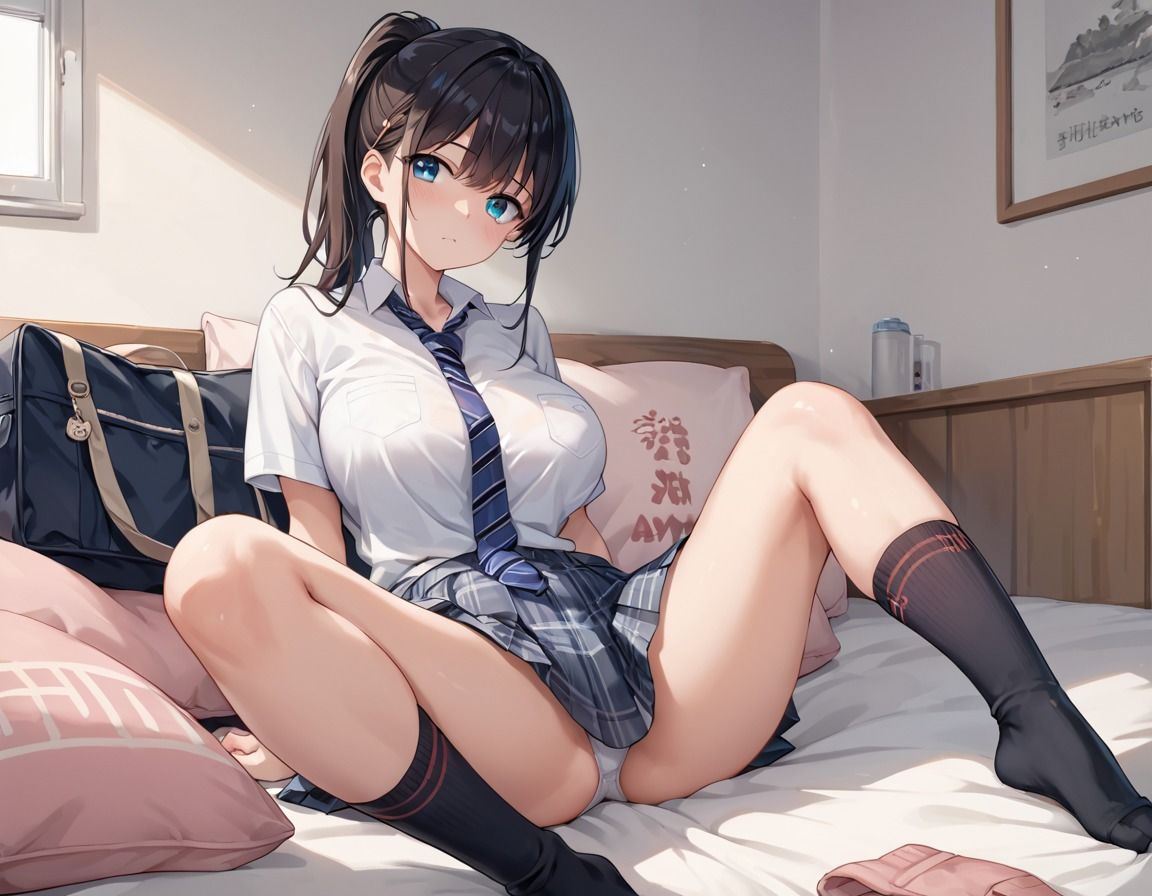 サンプル画像4:巨乳制服女子〜青春の放課後(ょう 出版) [d_595782]