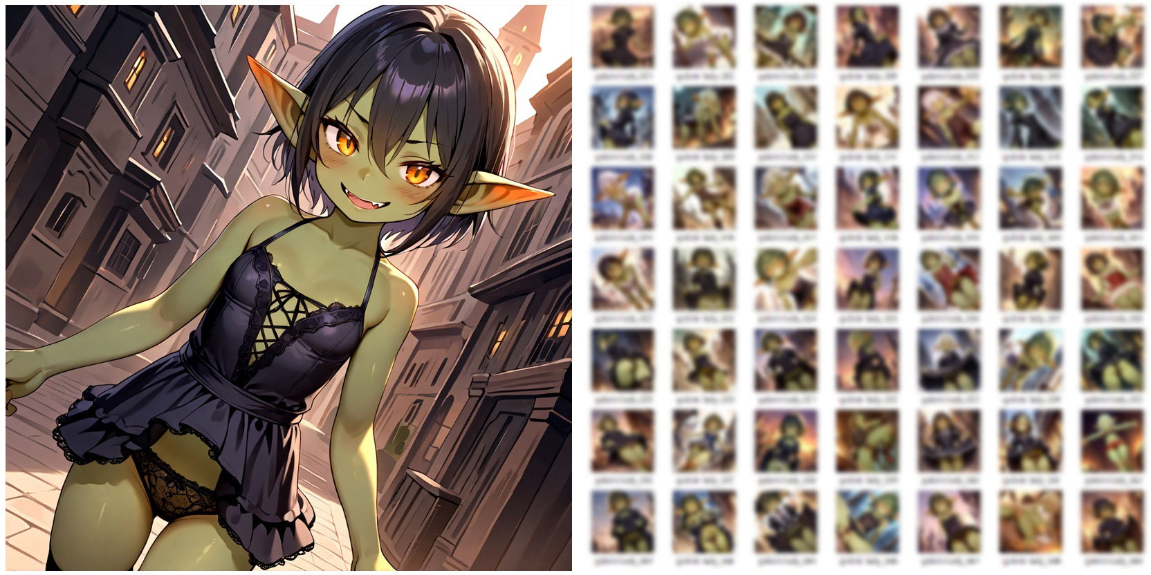 サンプル画像1:オシャレな都会っ子ゴブリン娘とエッチなことしてるだけのCG集(YOG) [d_595829]