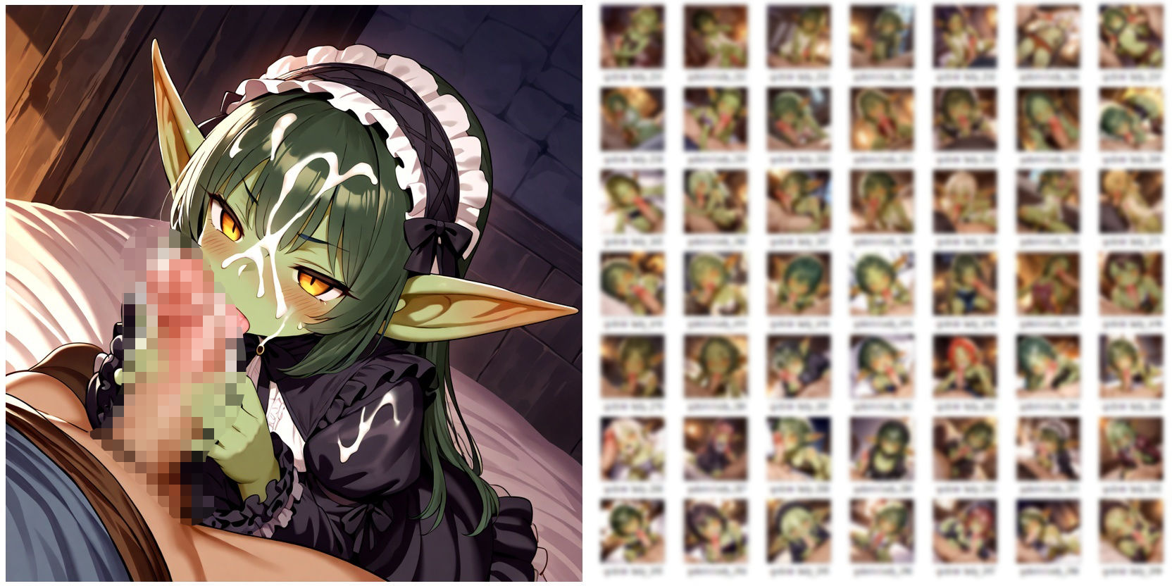 サンプル画像6:オシャレな都会っ子ゴブリン娘とエッチなことしてるだけのCG集(YOG) [d_595829]