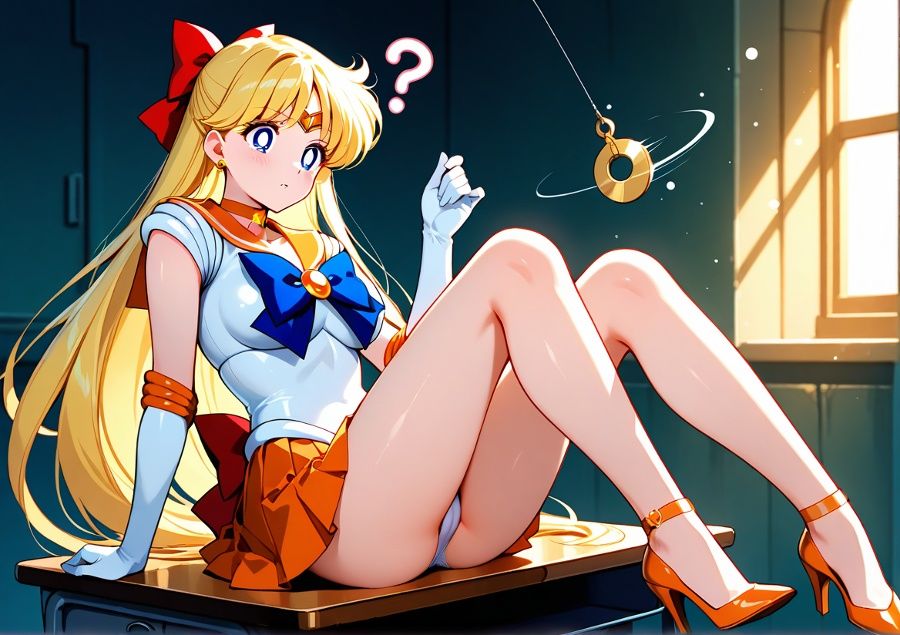 サンプル画像1:簡単催●で セーラー〇ィーナス が操り人形！？(眠りの扉) [d_595860]