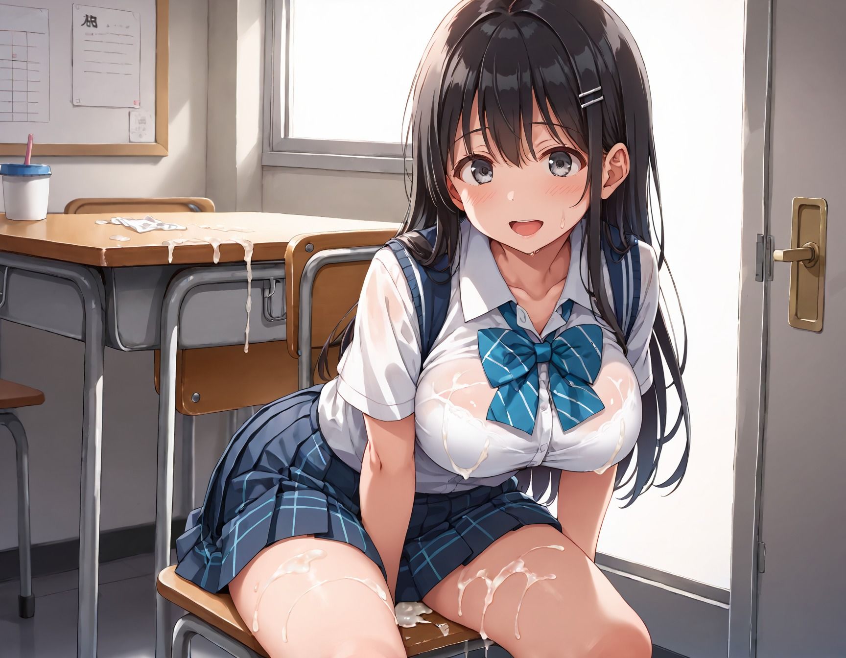 淫乱学園〜生意気爆乳教え子に生ハメ性教育 画像1