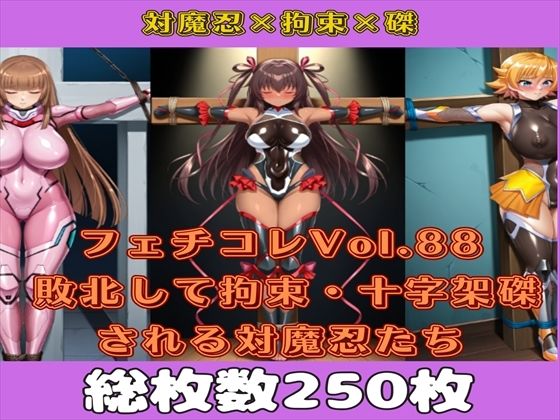 フェチコレVol.88 敗北して捕らえられ、拘束・十字架磔される対魔忍たち2【枚数250枚】【満点星】