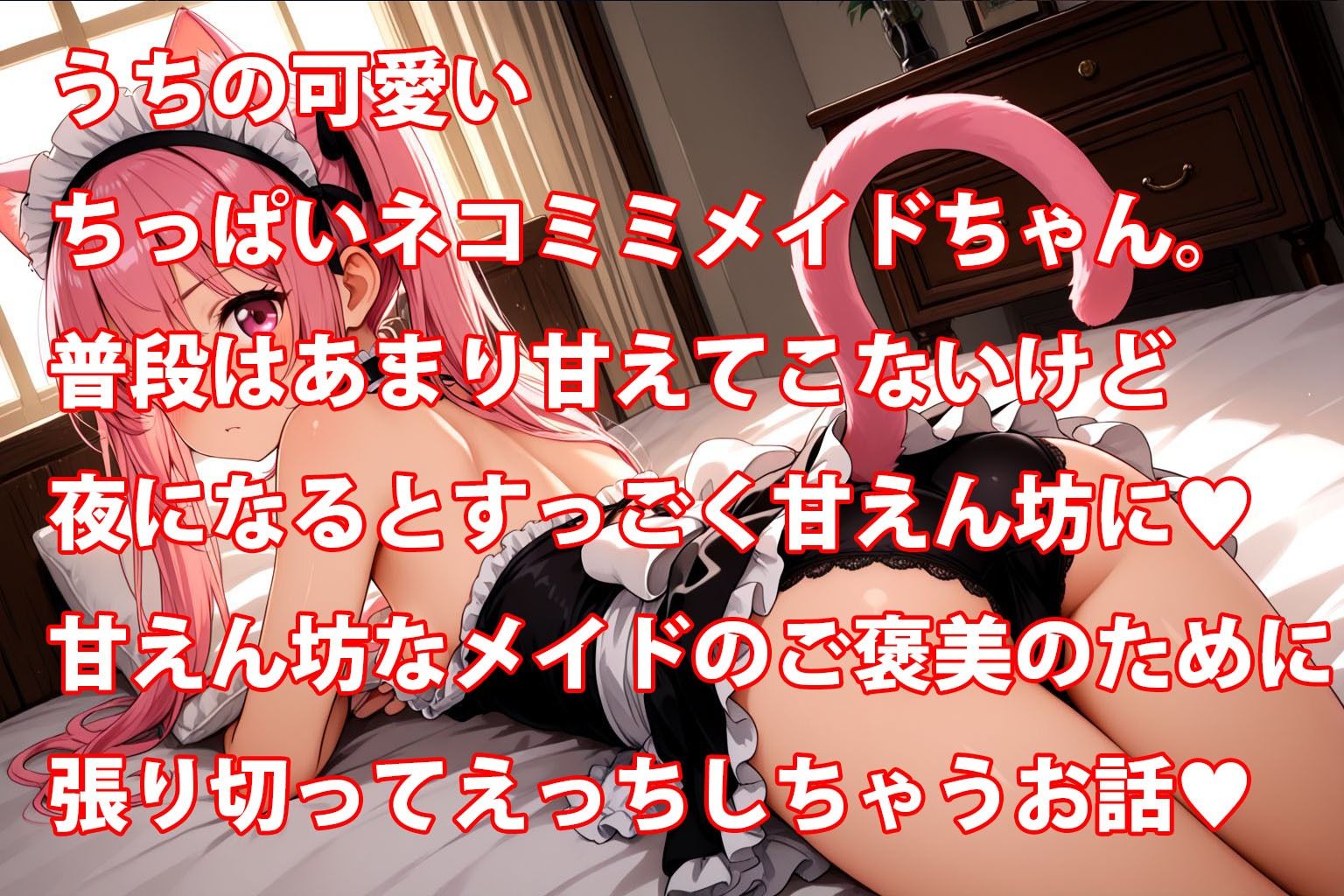 サンプル画像1:うちのえっちな専属ちっぱいネコミミメイドさん(しこしこ) [d_596023]