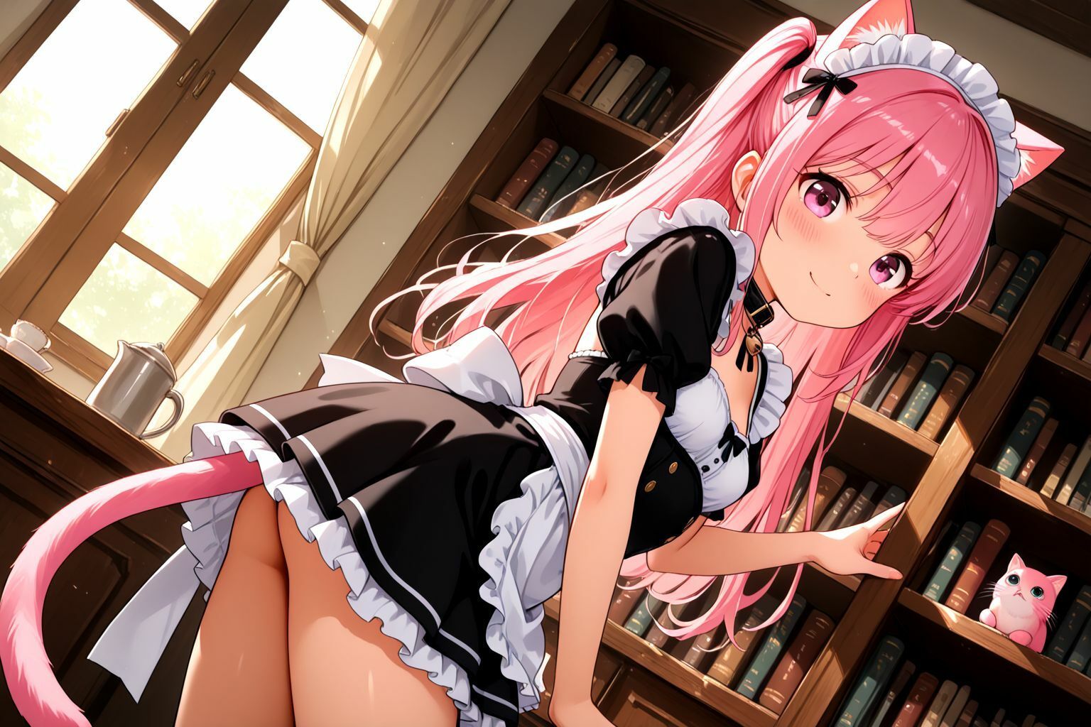 サンプル画像2:うちのえっちな専属ちっぱいネコミミメイドさん(しこしこ) [d_596023]