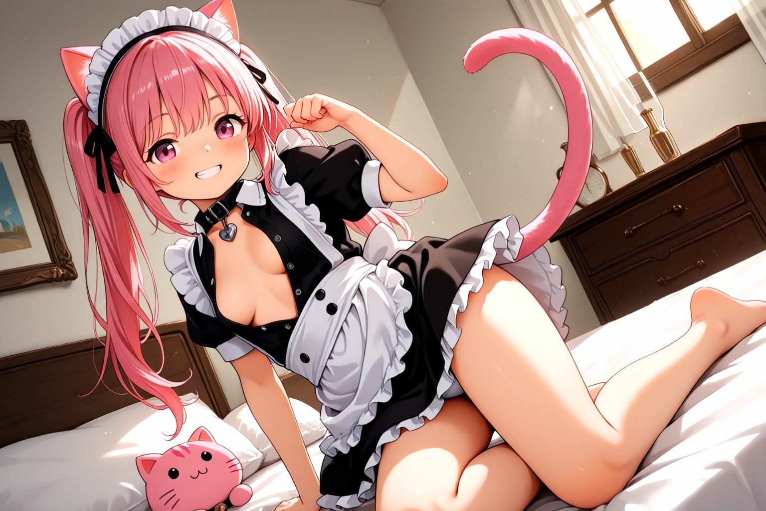 サンプル画像5:うちのえっちな専属ちっぱいネコミミメイドさん(しこしこ) [d_596023]