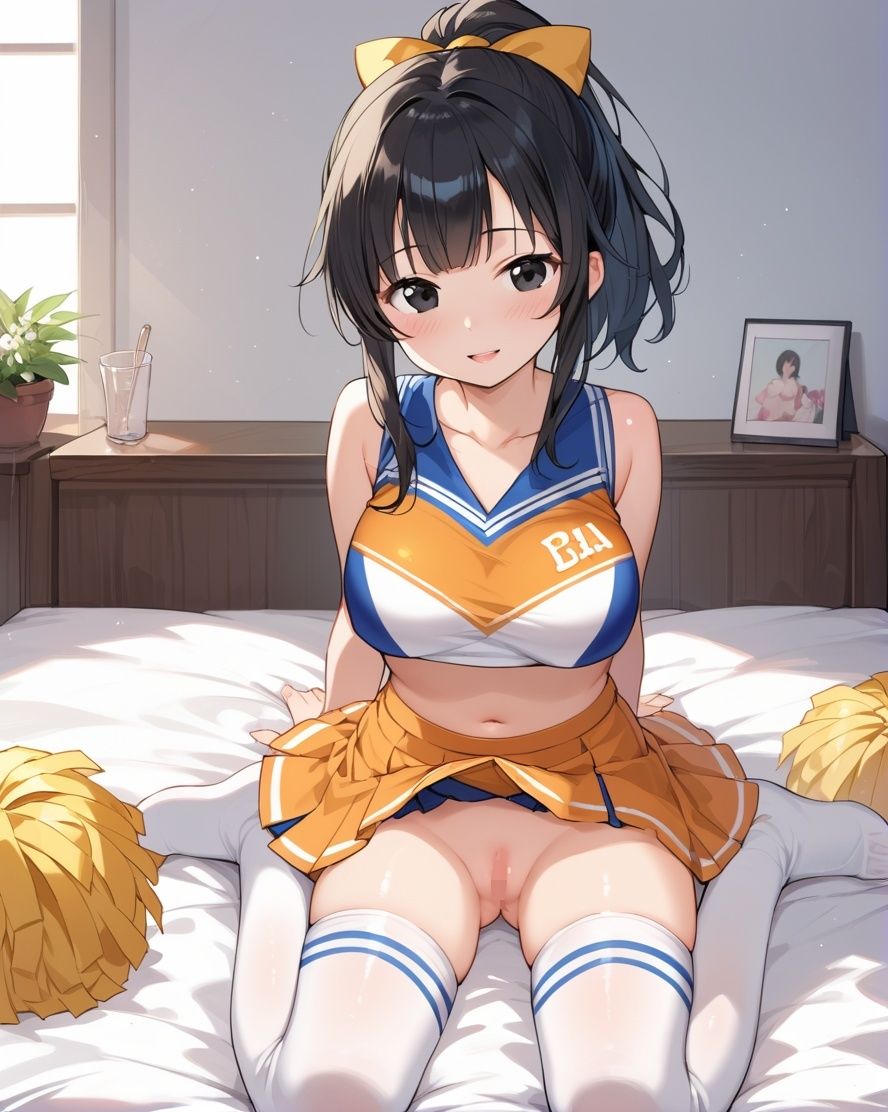 サンプル画像6:えちえちチアガールが童貞チンポの初SEXを全力応援(sksk) [d_596027]