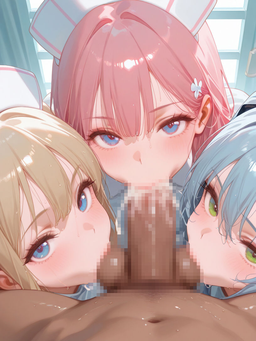 サンプル画像6:巨乳ナースとハーレムエッチ(Shotgun Bride) [d_596124]