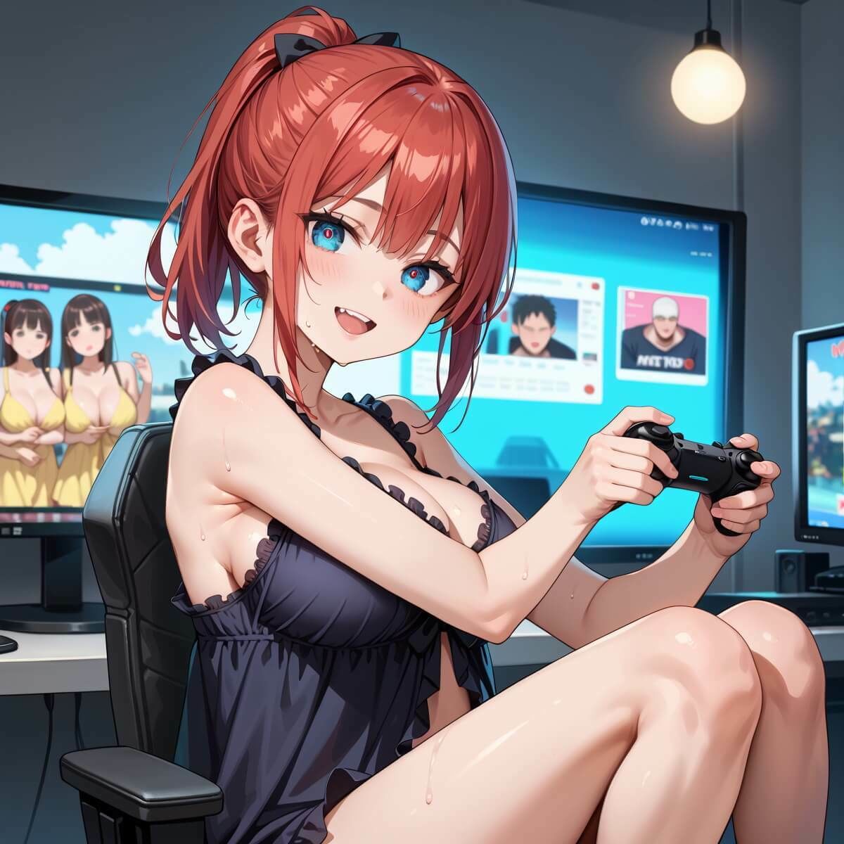 売れないゲーム実況者の、捨て身のエロゲーム配信がやばすぎる!!6がっつり210枚 画像9