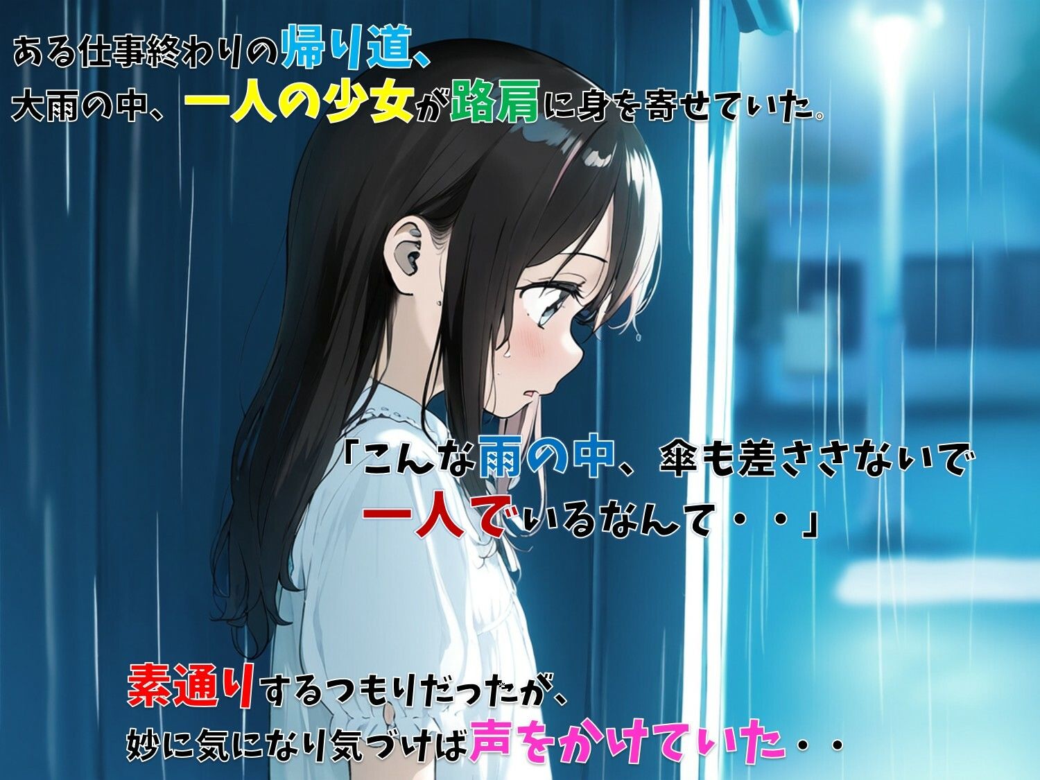 サンプル画像1:家出少女〜もうあの家には戻らない〜(ジェル工房) [d_596174]