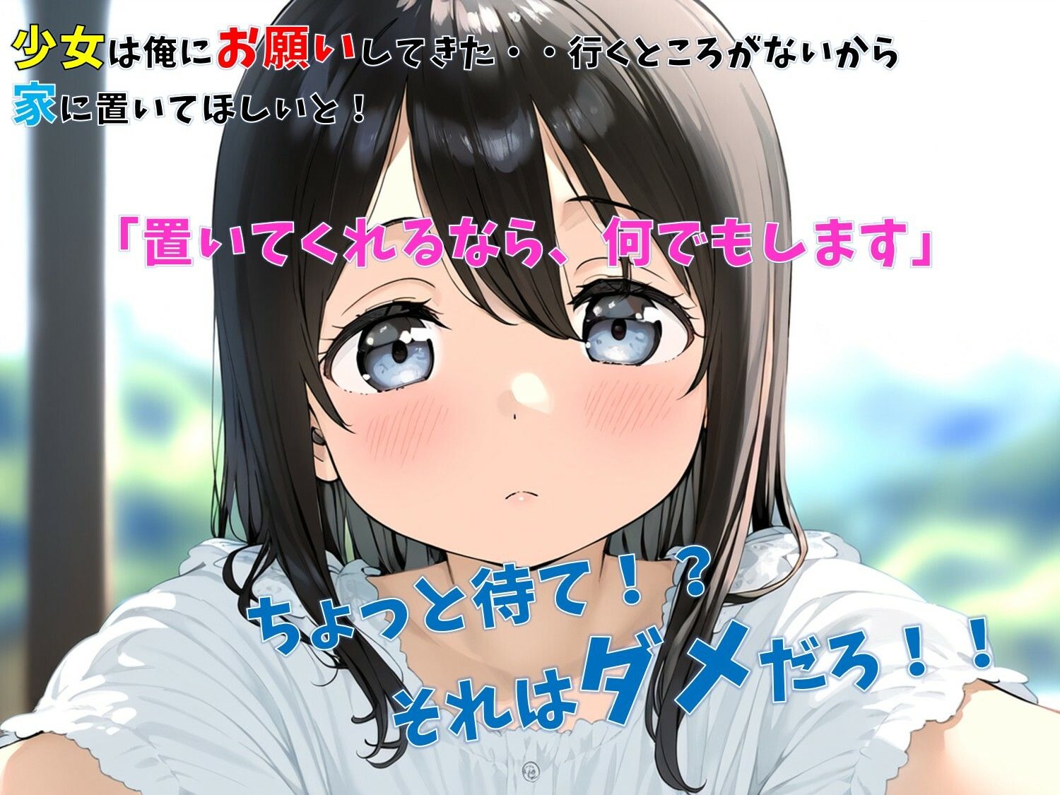 サンプル画像3:家出少女〜もうあの家には戻らない〜(ジェル工房) [d_596174]