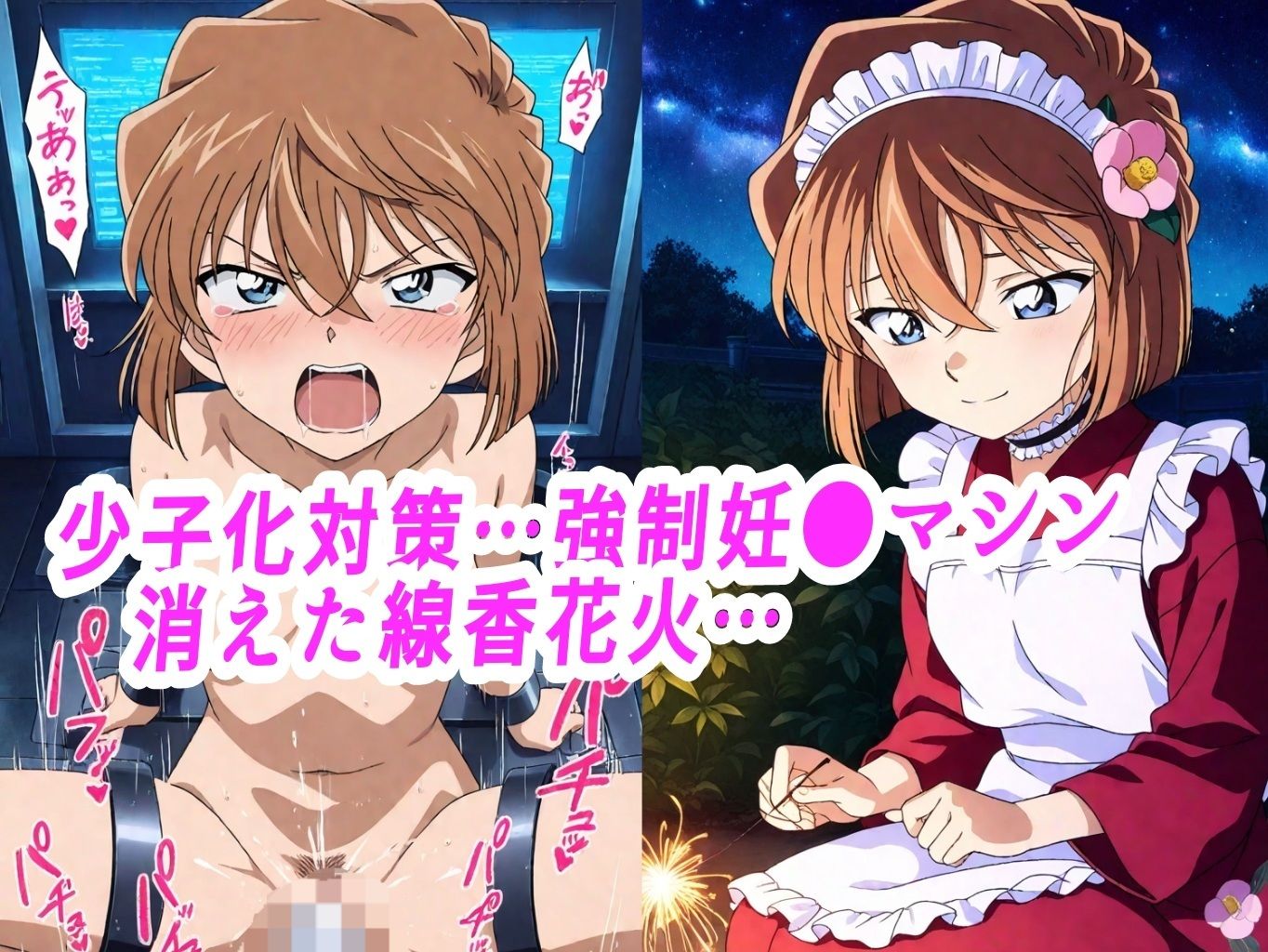 【敗北妊娠】バチボコ大量ザーメンで子宮陵●される灰● 画像3