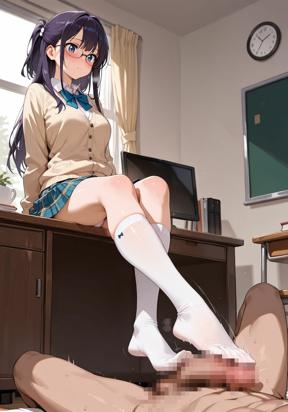 メガネっ子は好きですか?ヌキ過ぎ必至のエッチな課外授業!4