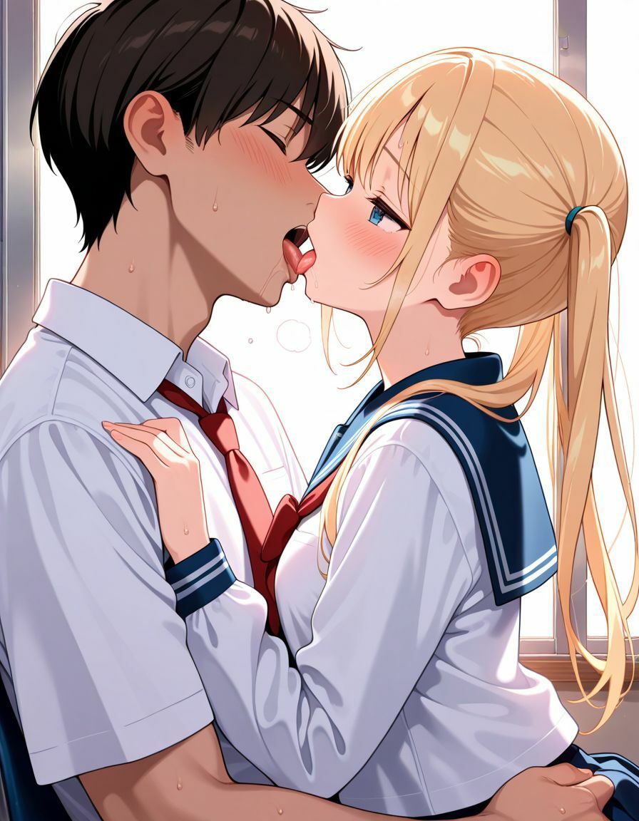 サンプル画像2:金髪ツインテの女子校生が恥ずかしがりながらも気持ちよさそうにヤらせてくれる(恥ててて) [d_596319]