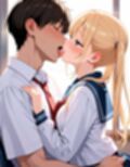 金髪ツインテの女子校生が恥ずかしがりながらも気持ちよさそうにヤらせてくれる