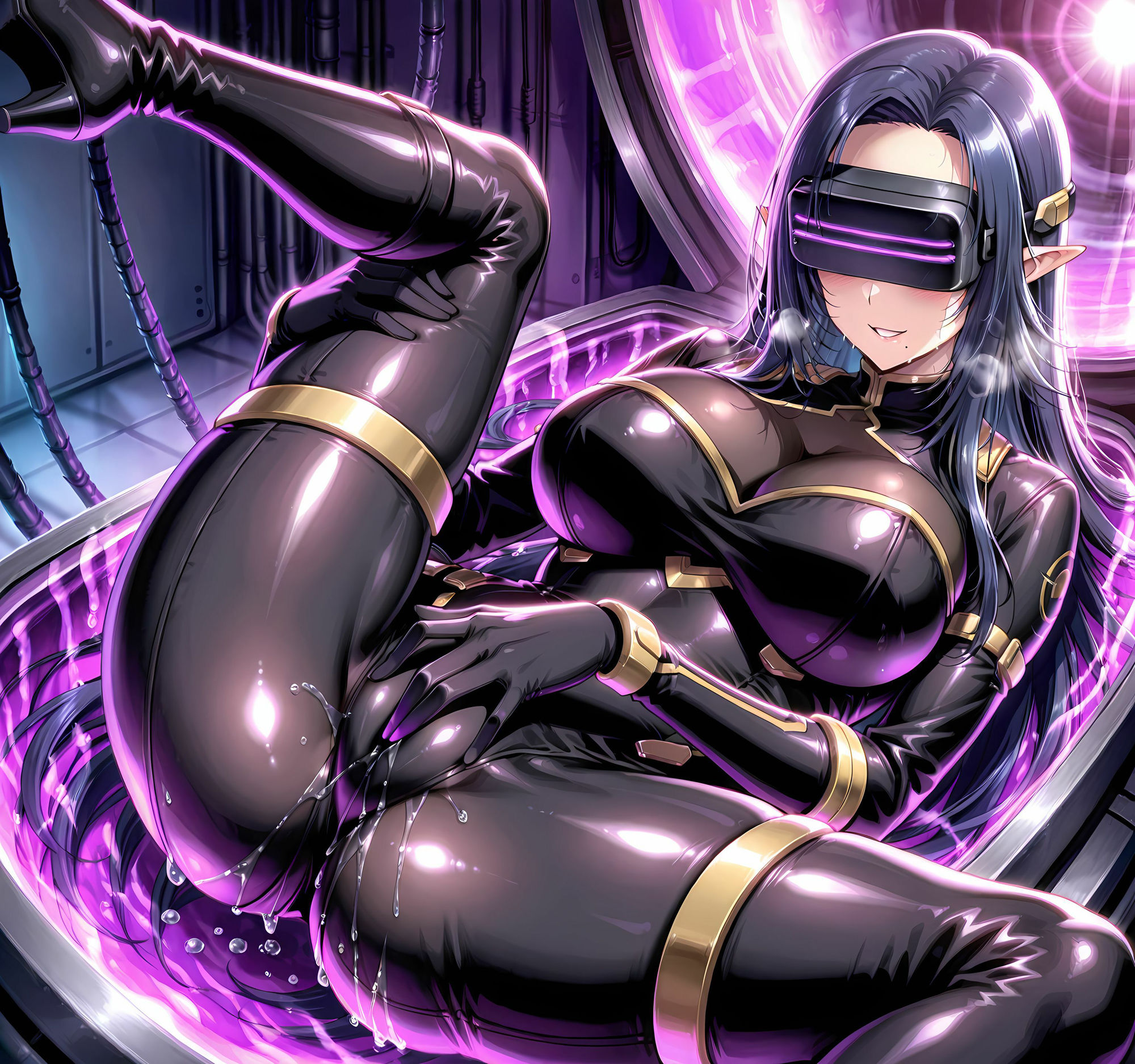 サンプル画像4:ガンマ拘束洗脳機械姦・悪堕ち孕ませ(ochiruevil) [d_596340]