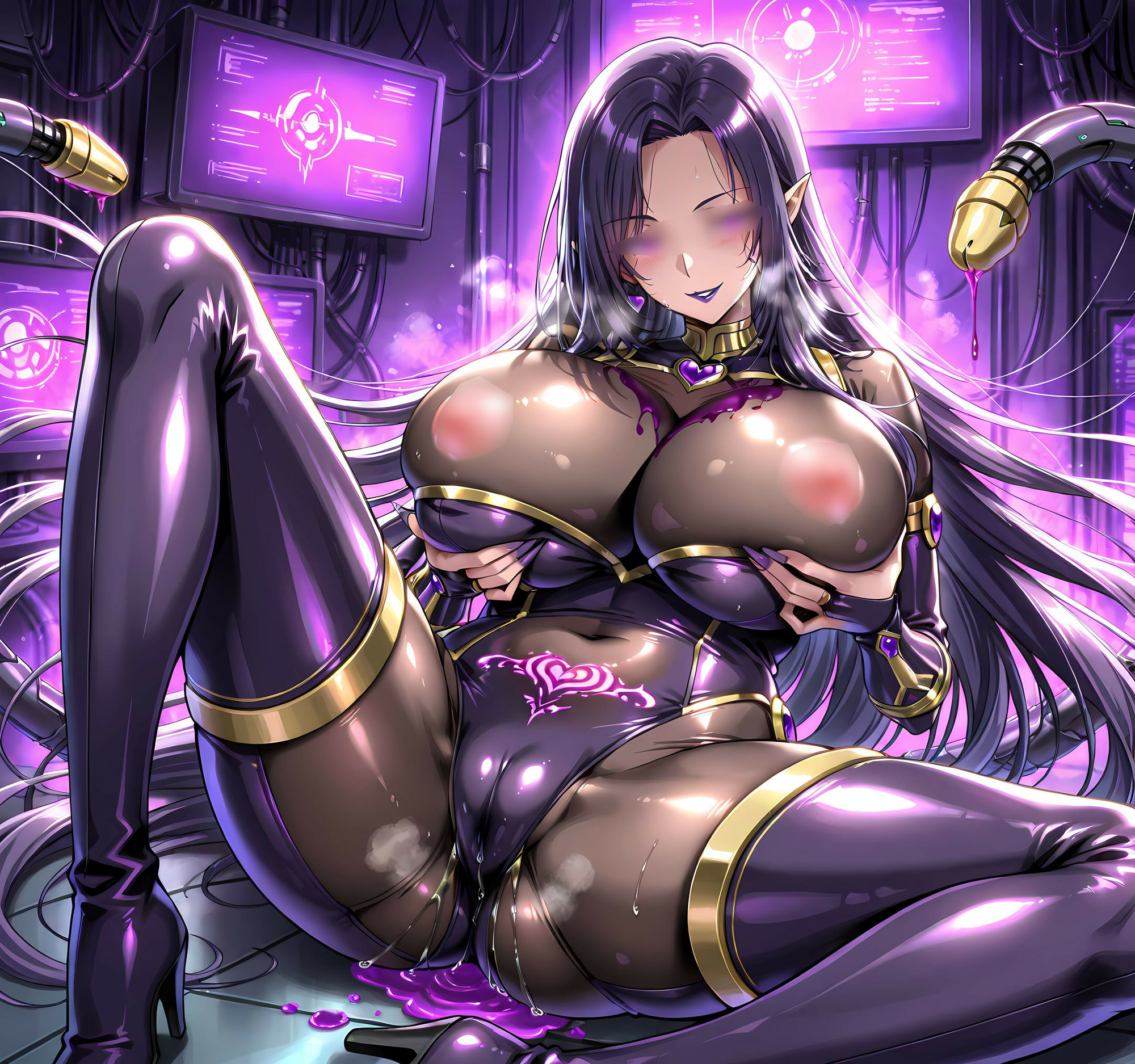 サンプル画像6:ガンマ拘束洗脳機械姦・悪堕ち孕ませ(ochiruevil) [d_596340]