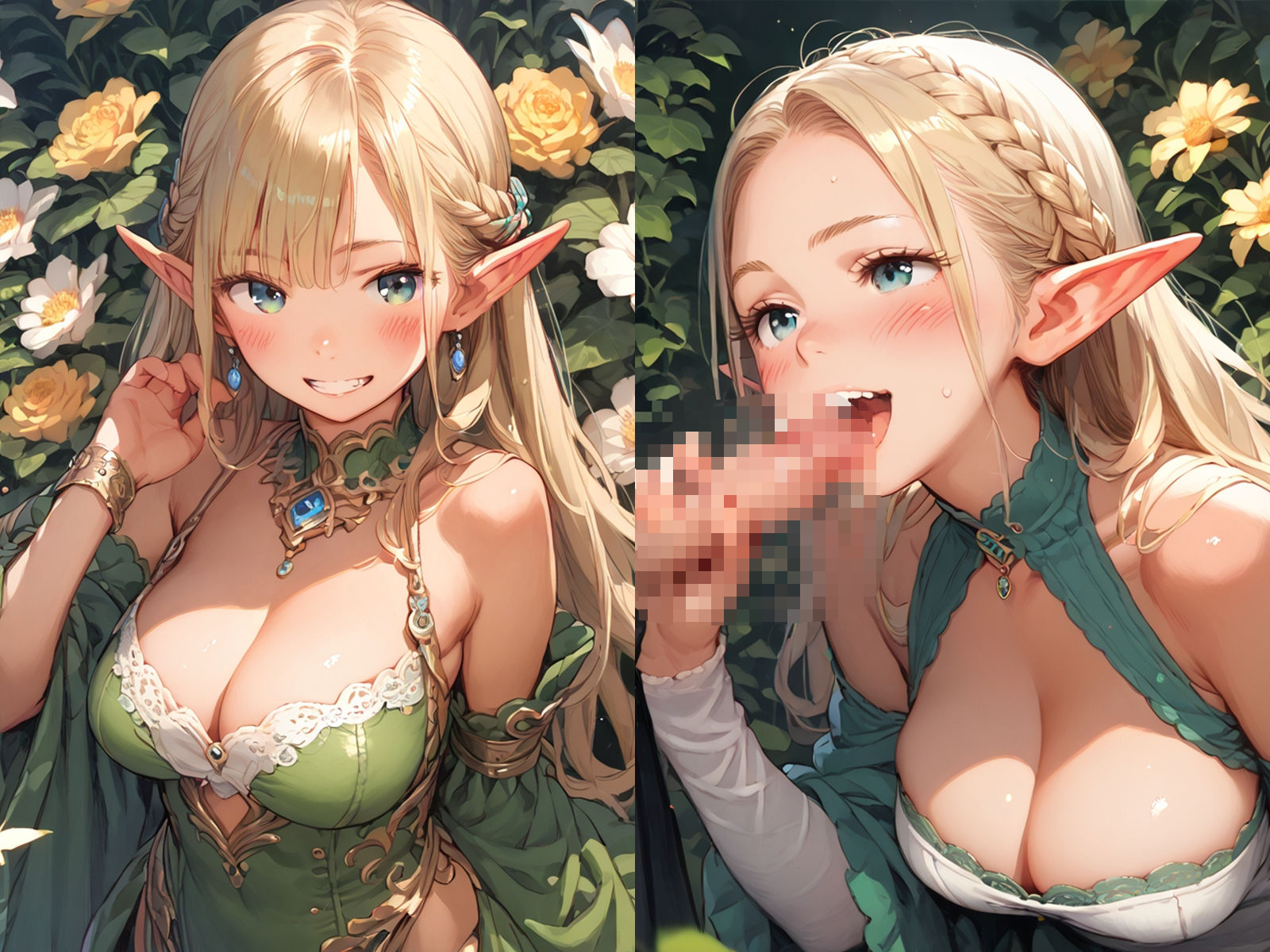 初恋の金髪エルフが種付けプレスで孕んだのを僕は忘れられない 画像1