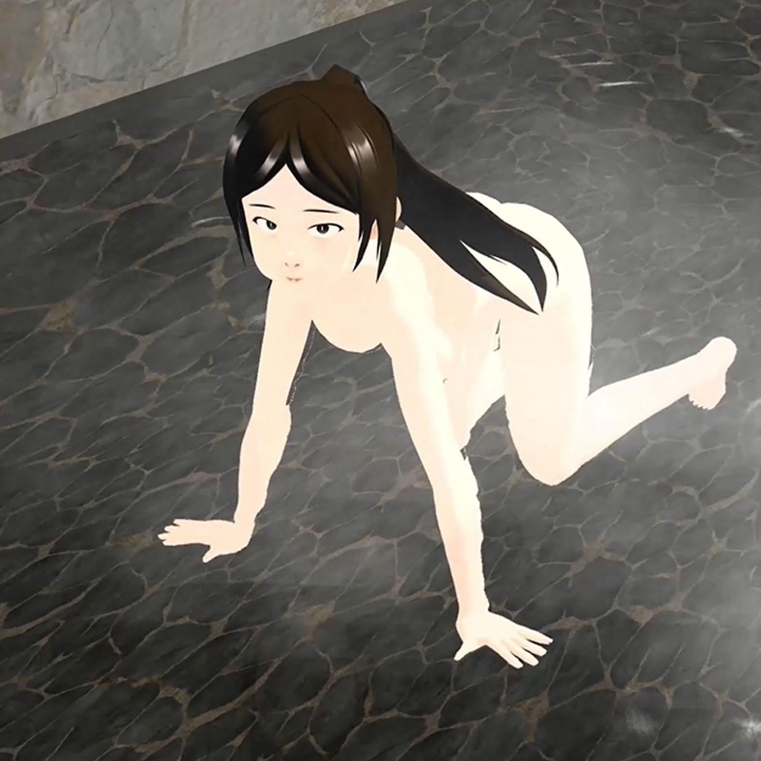 【期間限定】熟女温泉 全裸で入浴 北野聖子 画像3