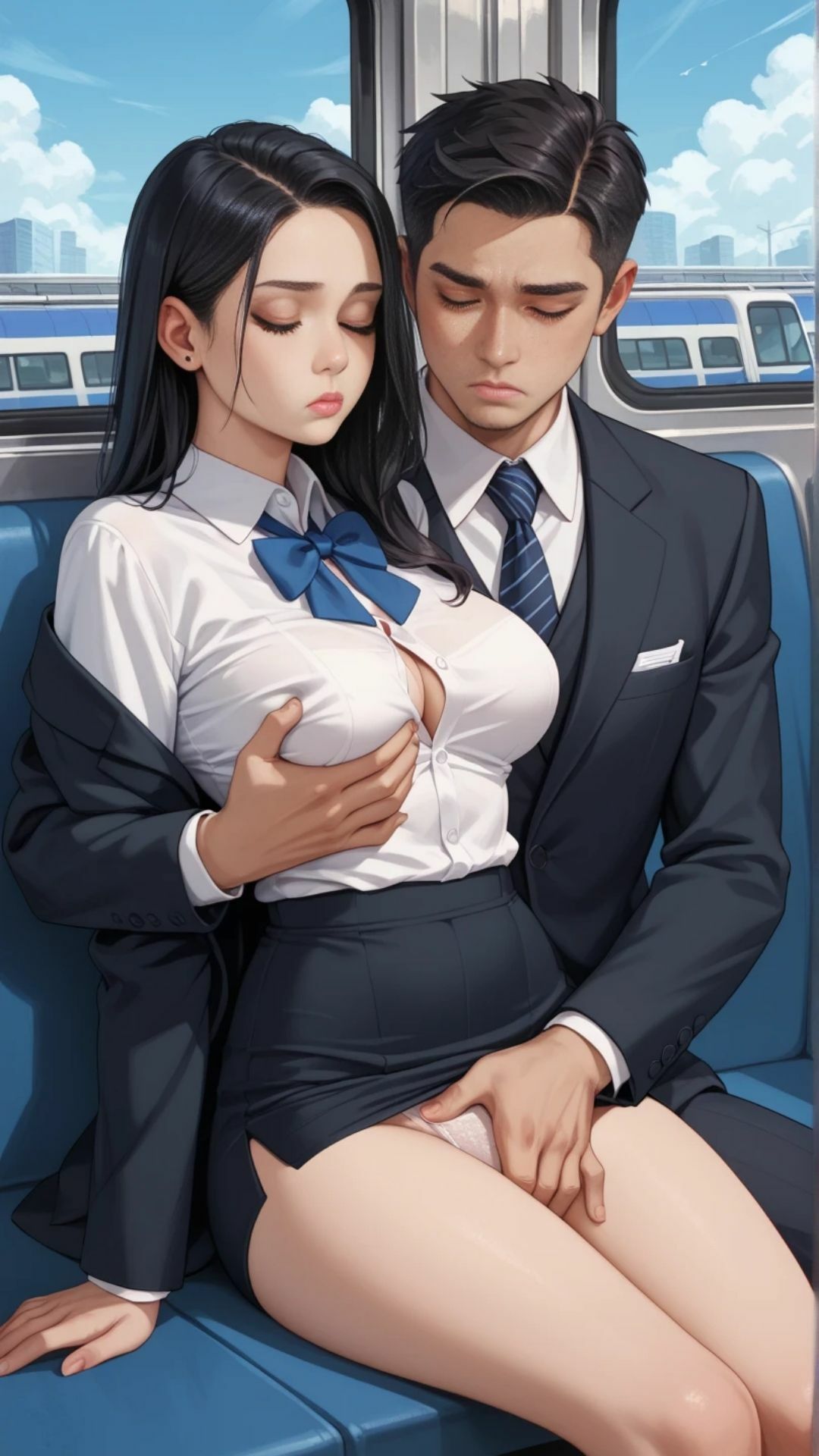 サンプル画像6:寝ているパートナーにしたいいろいろなコト(Cherry Boy) [d_596557]