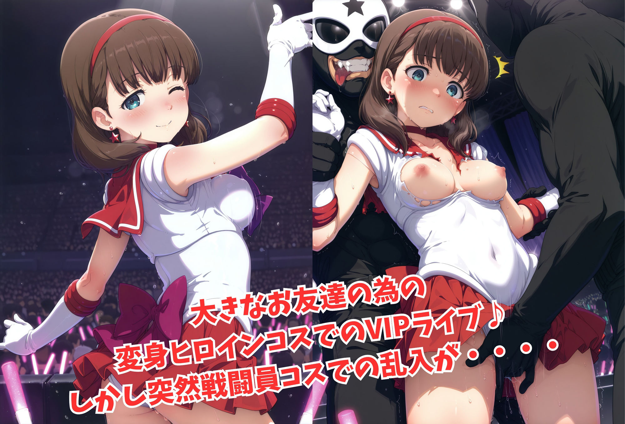 サンプル画像4:がんばれ！まゆちゃん☆(絵心あいのAI生成アトリエ) [d_596568]