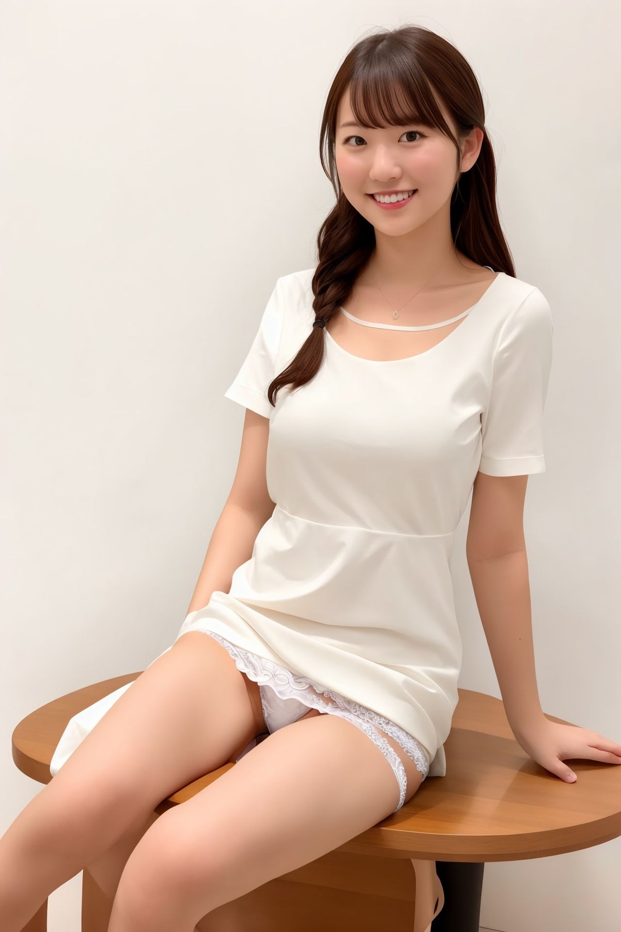 個室エステの誘惑パンチラ 画像1