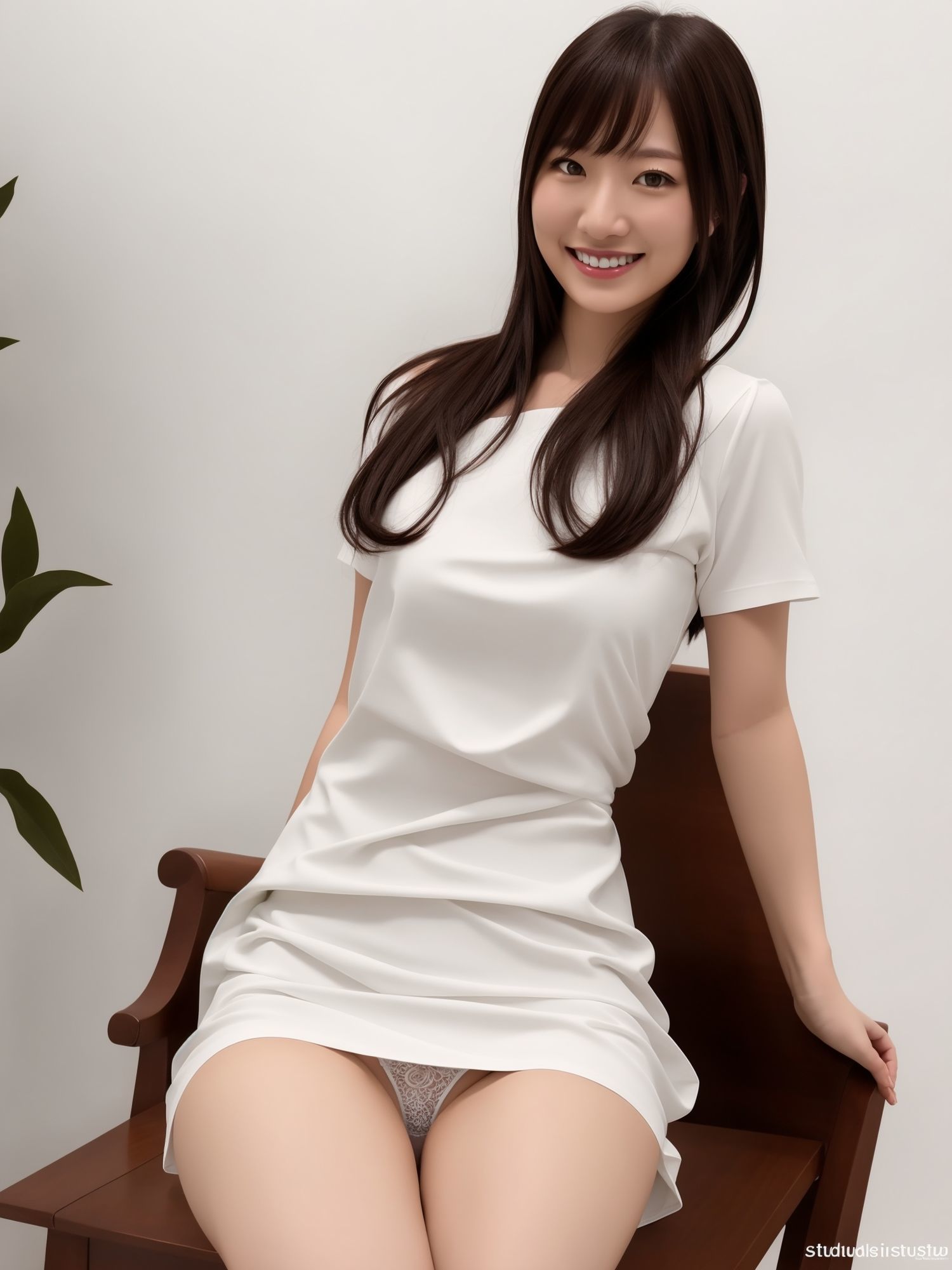 個室エステの誘惑パンチラ 画像9