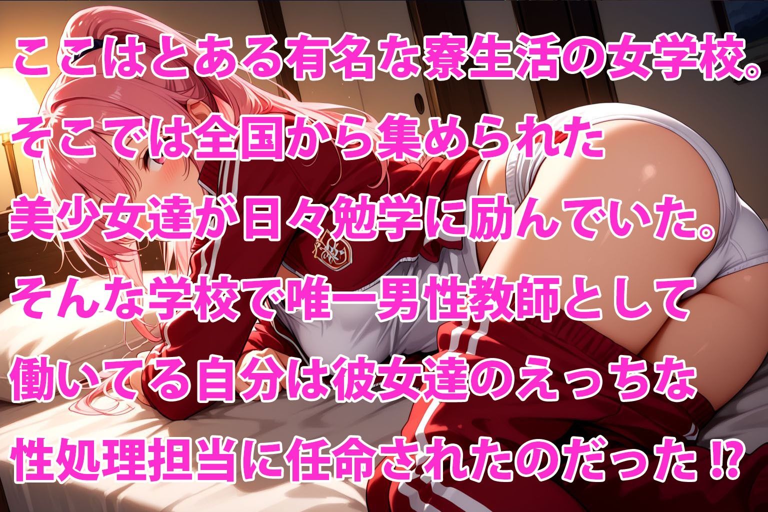 サンプル画像1:頑張れ絶倫先生！！  美少女達の性処理担当記録 ジャージ編(しこしこ) [d_596579]