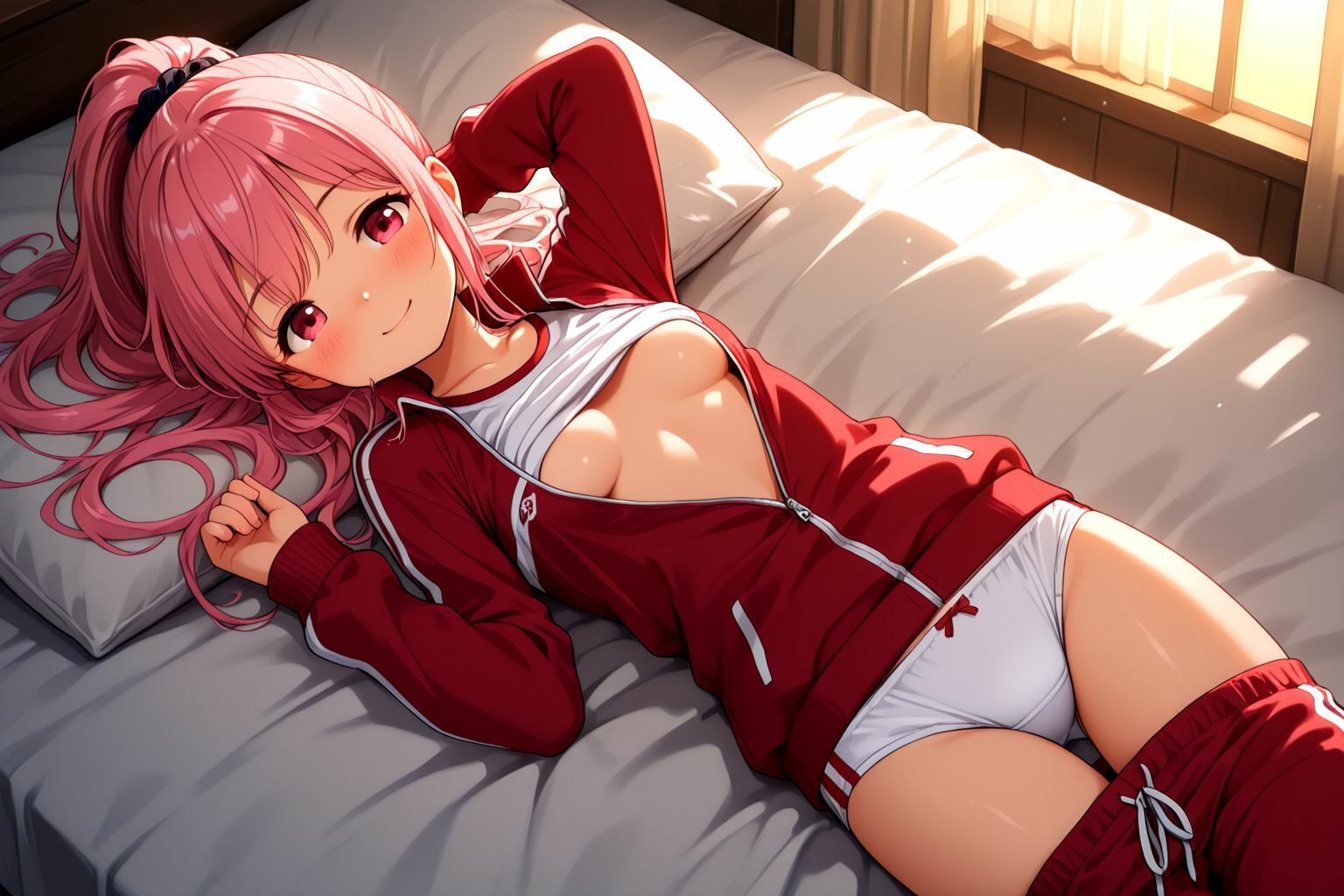 サンプル画像5:頑張れ絶倫先生！！  ちっぱい美少女達の性処理担当記録 ジャージ編(しこしこ) [d_596595]