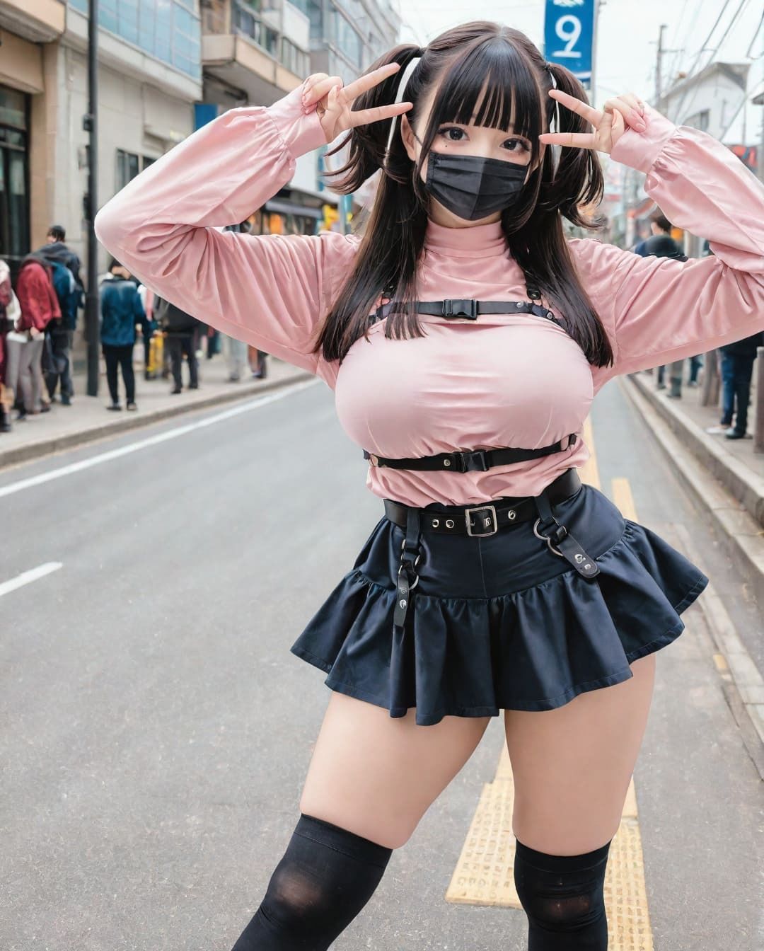 サンプル画像2:アニクラにいたコスプレイヤーと個撮しらたえっちだった Calv●n Clin / メイド / 地雷系【165p〜以上】(Musashi AI) [d_596596]