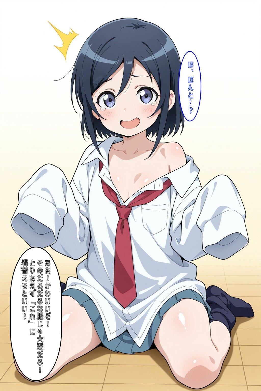 サンプル画像2:薬を飲んで、目が覚めたら…体が縮んでしまっていた、あやせちゃん(あるてみす) [d_596606]