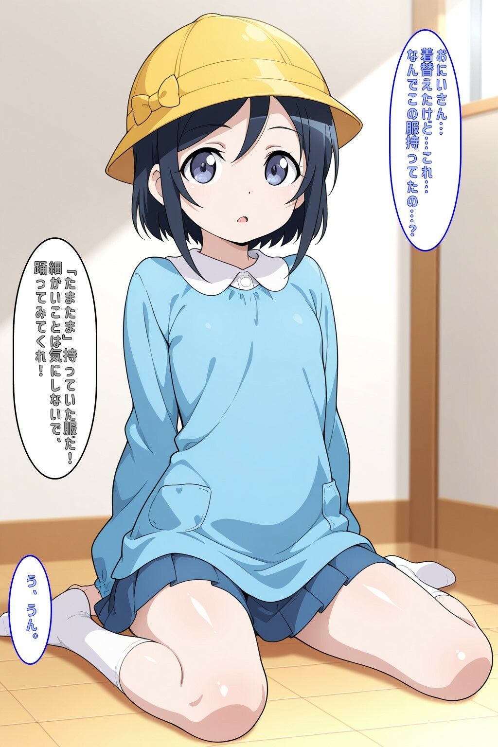 サンプル画像3:薬を飲んで、目が覚めたら…体が縮んでしまっていた、あやせちゃん(あるてみす) [d_596606]