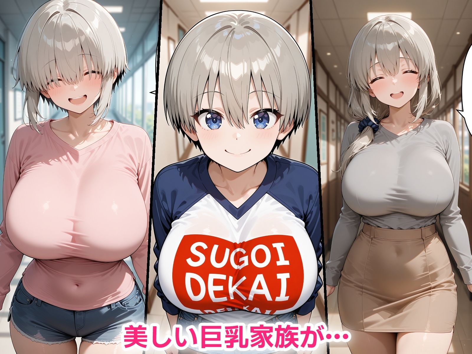 サンプル画像1:催●おじさんに寝取られる巨乳家族〜全員メス堕ち・孕ませ〜(TOSHIKIX) [d_596680]