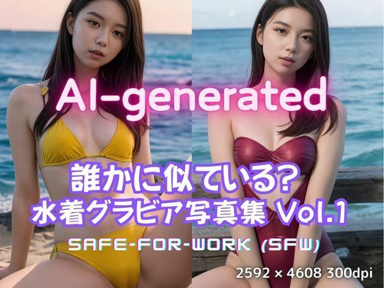 【AI実写】誰かに似ている? 【実写風AI水着グラビア】Vol.1【美伝プロジェクト】