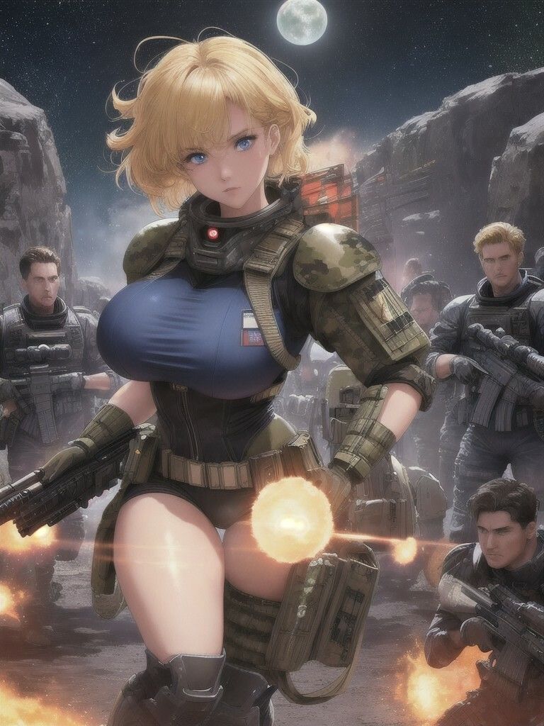 サンプル画像3:宇宙の女兵士 第1章 〜見参〜(DA Fantasy) [d_596744]