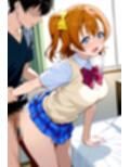 ラブライ◯！ 高◯穂乃果 エロCG集