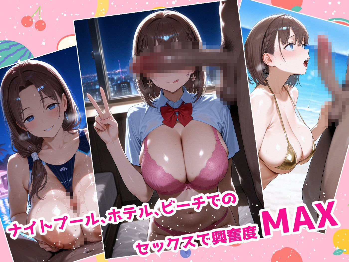 サンプル画像3:リゾートでセックス -たわわ-(TOXIT) [d_596773]