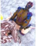伝説の戦士ハーティアVS怪人デュアル＆怪人ギャブル